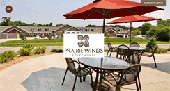 Desktop Screenshot of prairiewindsapartments.com